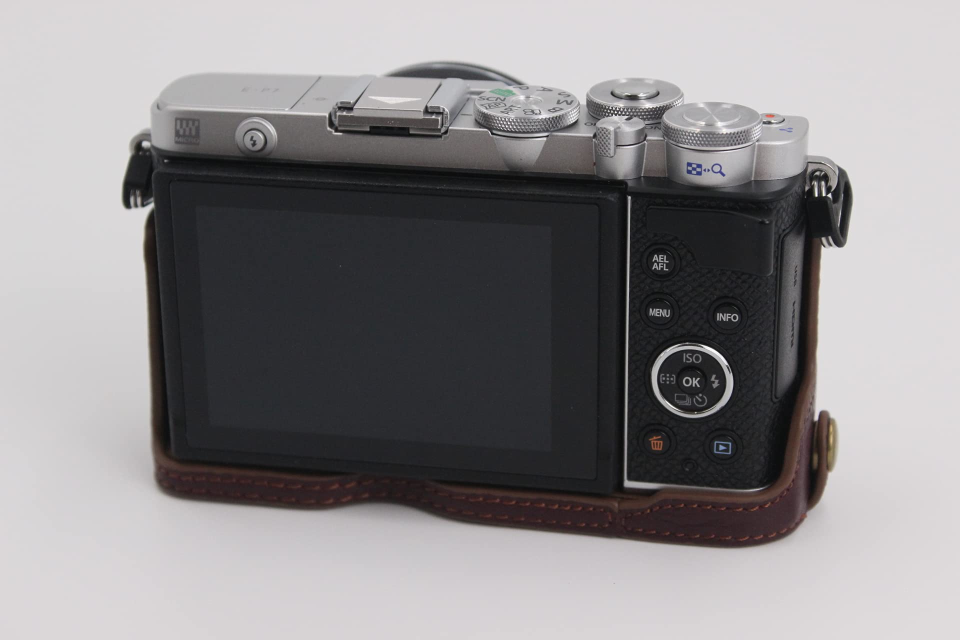 Amazon | ボトムオープニング トップレイヤー リアルレザーグリップ